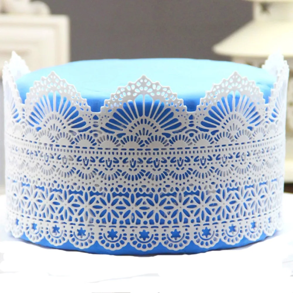 Flower Pattern Cake Border Decoration Silicone Mat Fondant Wedding Cake Decorating Tools Food Grade Silicone Lace Molds CT842
Flower Pattern Cake Border Decoration Silicone Mat Fondant Wedding Cake Decorating Tools Food Grade Silicone Lace Molds CT842