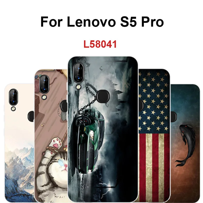 Fashion Soft Silicon Phone Cases For Lenovo S5 Pro Case Painted cartoon Clear Cover For Lenovo S5Pro L38041 shell case Coque
Fashion Soft Silicon Phone Cases For Lenovo S5 Pro Case Painted cartoon Clear Cover For Lenovo S5Pro L38041 shell case Coque