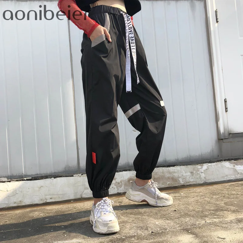 Aonibeier LOVE Print Drawstring Elastic High Waist Patchwork Women Sweatpants Fashion Joggers With Pockets Female Harem Pants
Aonibeier LOVE Print Drawstring Elastic High Waist Patchwork Women Sweatpants Fashion Joggers With Pockets Female Harem Pants