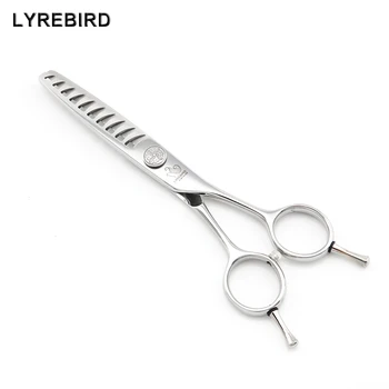 Hair Thinning Shears 5.75 INCH Big Tooth Thinning Scissors 10 Teeth Fish bone teeth Simple packing Lyrebird HIGH CLASS NEW
Hair Thinning Shears 5.75 INCH Big Tooth Thinning Scissors 10 Teeth Fish bone teeth Simple packing Lyrebird HIGH CLASS NEW
