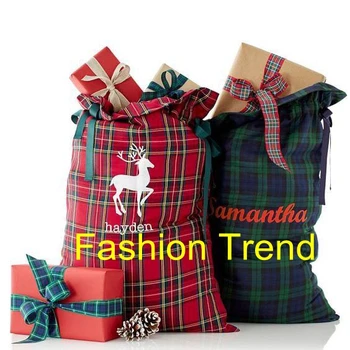 200pcs/lot free shipping hot selling good quality plaid santa sacks Christmas gift bags wholesale santa claus gift bags
200pcs/lot free shipping hot selling good quality plaid santa sacks Christmas gift bags wholesale santa claus gift bags