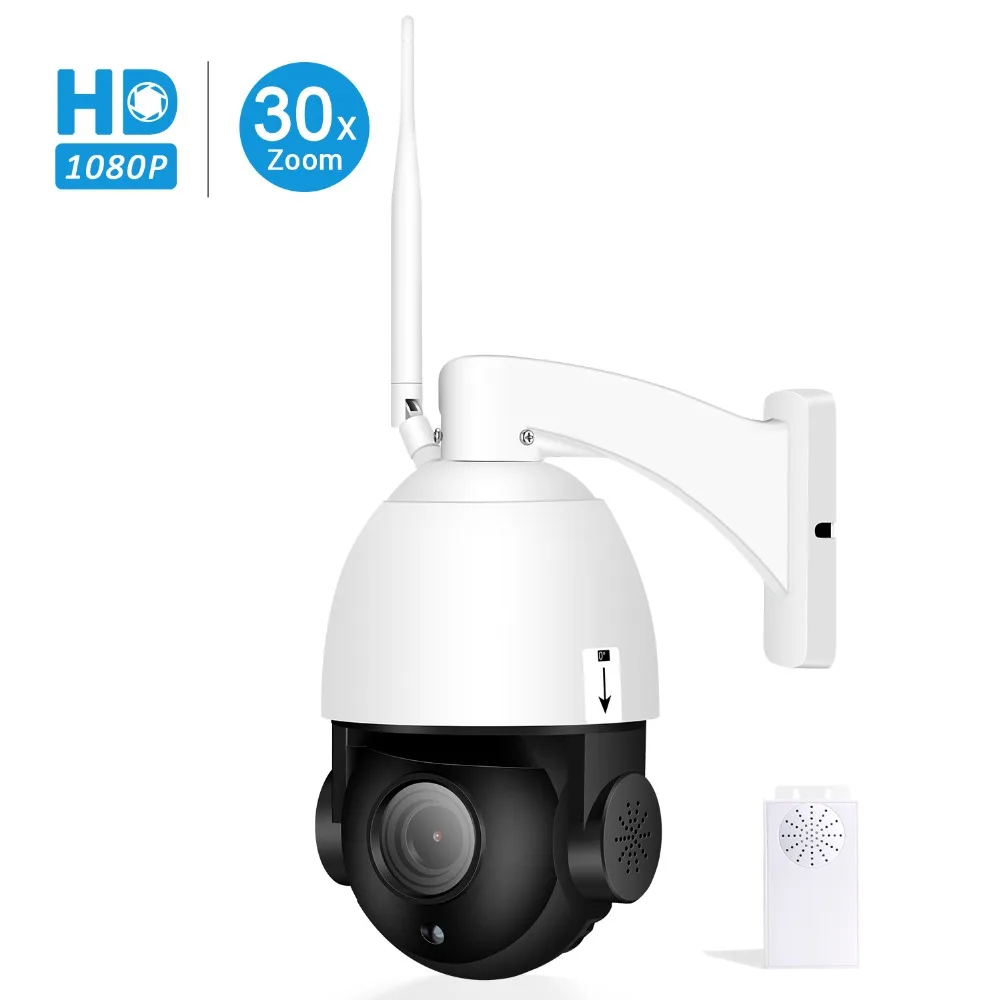 BESDER 1080P 30X Zoom Outdoor Wifi IP Camera PTZ Speed Dome Camera 80M Night Vision Motion Detect Two-way Audio IP65 Waterproof
BESDER 1080P 30X Zoom Outdoor Wifi IP Camera PTZ Speed Dome Camera 80M Night Vision Motion Detect Two-way Audio IP65 Waterproof