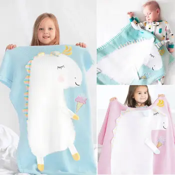 2018 Cartoon New Toddler Infant Newborn Baby Blanket Pram Cot Bed Moses Basket Crib Unicorn Knit Blanket Cartoon Sleeping Bag
2018 Cartoon New Toddler Infant Newborn Baby Blanket Pram Cot Bed Moses Basket Crib Unicorn Knit Blanket Cartoon Sleeping Bag