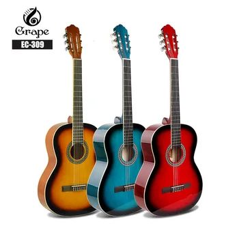 Basswood Classical Guitar Acoustic Electric Nylon String 39 Inches Guitarra 6 Strings Install Pickup Guitars Red Blue Yellow
Basswood Classical Guitar Acoustic Electric Nylon String 39 Inches Guitarra 6 Strings Install Pickup Guitars Red Blue Yellow