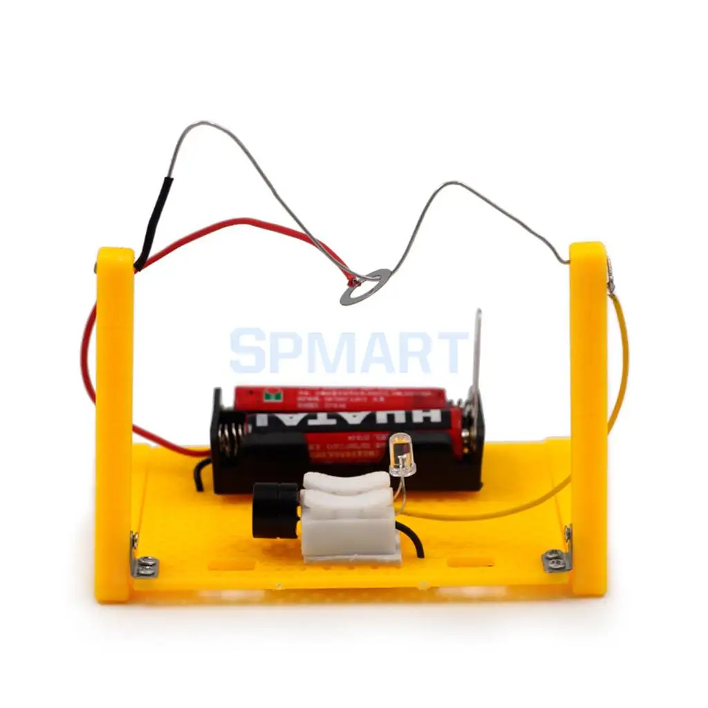 DIY Warning Device Toy Set Educational Electrical Analog Circuit Physics Science Experiment Discovery Kids Gift Teaching Aids