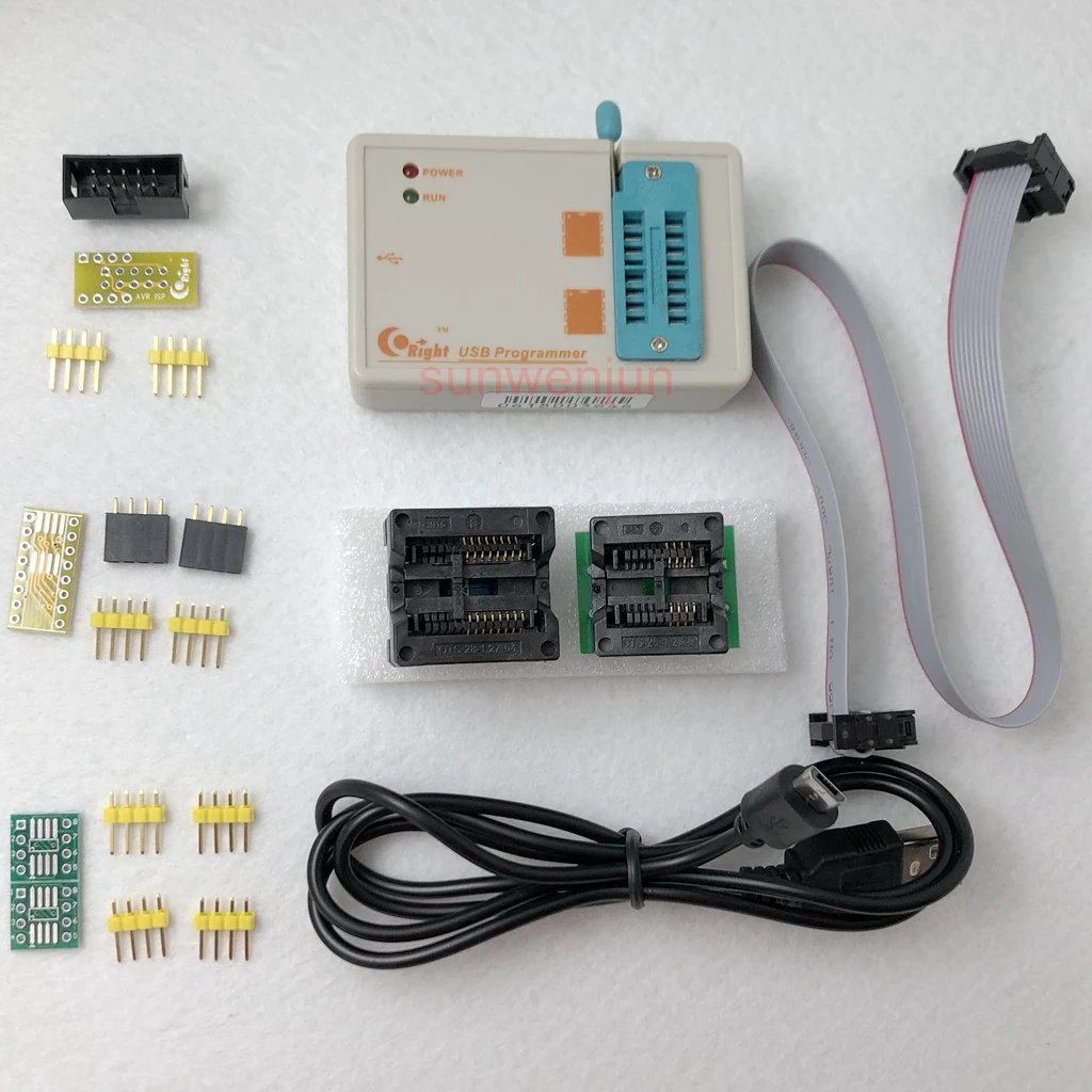 Высокоскоростной USB программатор SkyPRO SPI для 24/25/93 EEPROM/SPI flash/AVR/MCU/ATMEL|spi programmer|programmer for