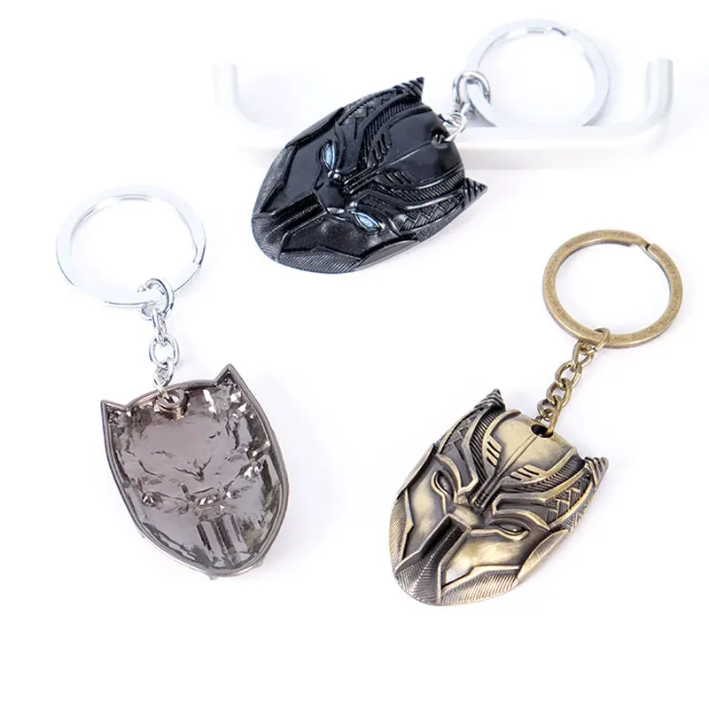 Fashion Keychains Black Panther T'Challa Mask Key Chains Keyring Charm Accessory Pendant Ornament for Bags Halloween Xmas Gift
Fashion Keychains Black Panther T'Challa Mask Key Chains Keyring Charm Accessory Pendant Ornament for Bags Halloween Xmas Gift