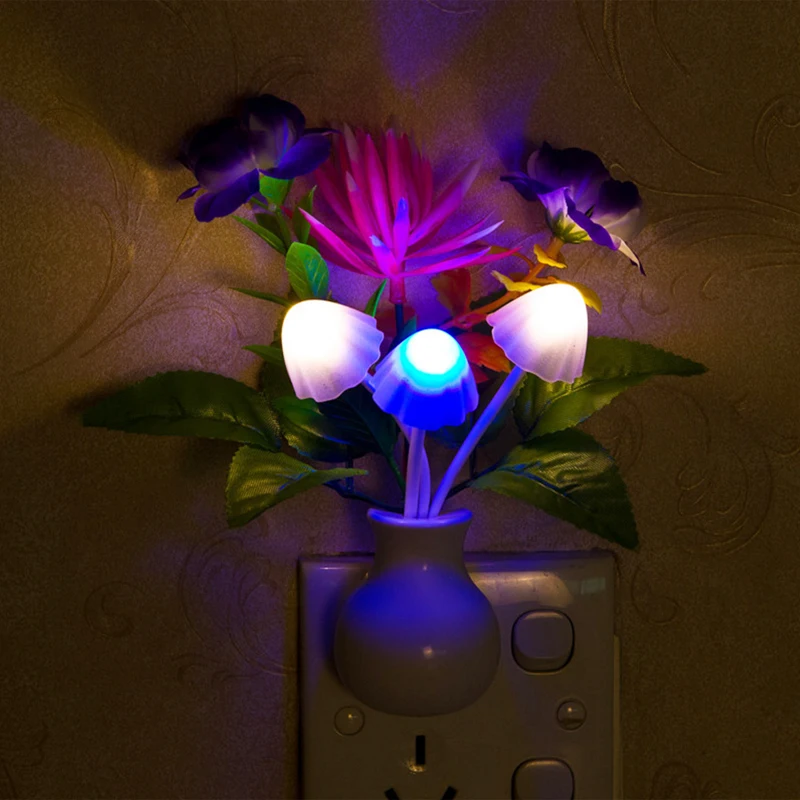 Sensor Night Light Lotus Flower LED Lamp US Plug Romantic Colorful Home Decor L15
Sensor Night Light Lotus Flower LED Lamp US Plug Romantic Colorful Home Decor L15