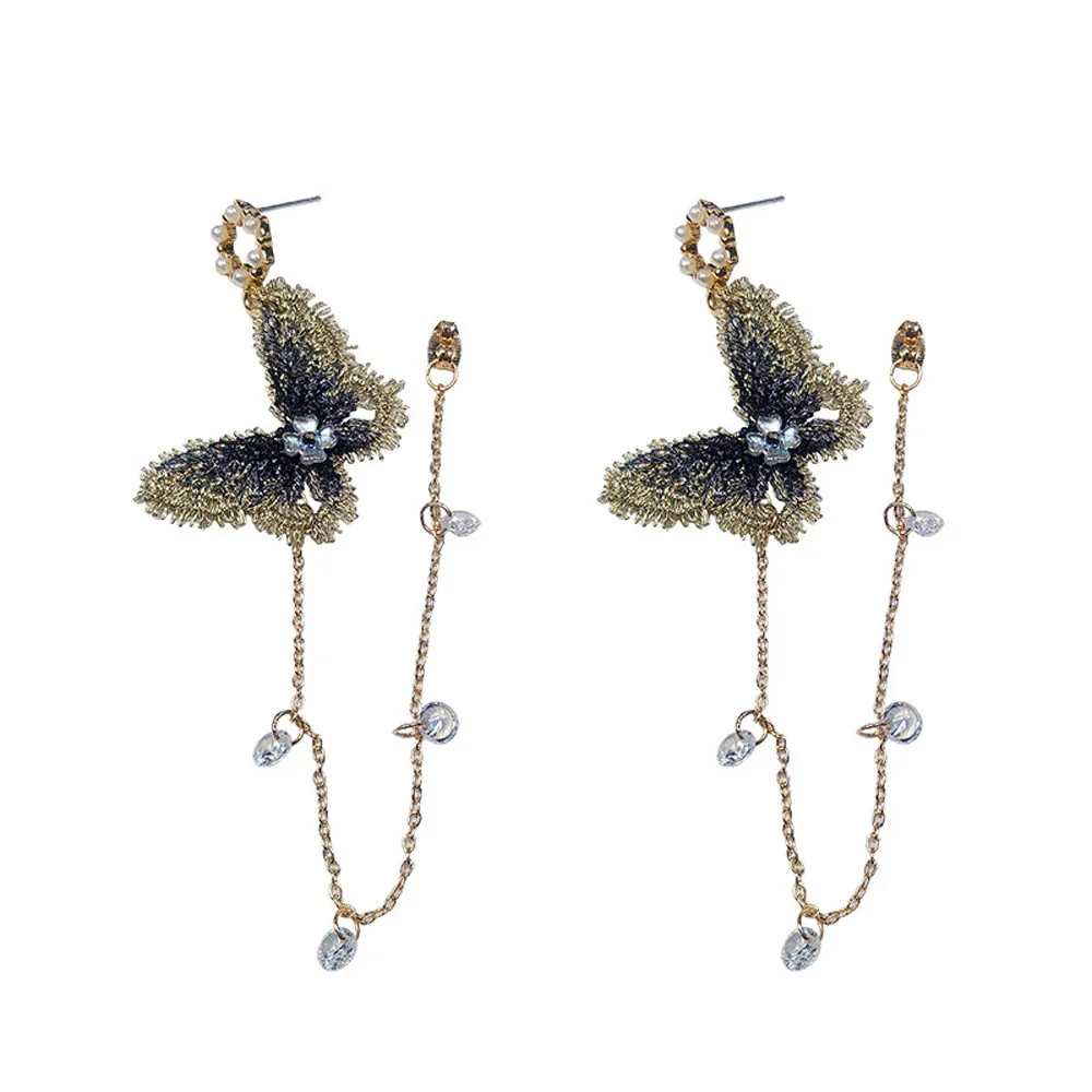 NEW 1 Pair Fashion Lady Women Thin Long Fairy Butterfly Earrings gift for party best friend L1205
NEW 1 Pair Fashion Lady Women Thin Long Fairy Butterfly Earrings gift for party best friend L1205