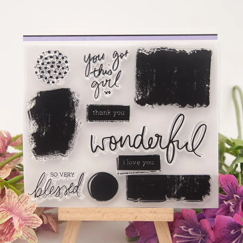 Wonderful Words Transparent Clear Silicone Stamp for Seal DIY Scrapbooking Photo Album Decorative Clear Stamp Sheets
Wonderful Words Transparent Clear Silicone Stamp for Seal DIY Scrapbooking Photo Album Decorative Clear Stamp Sheets