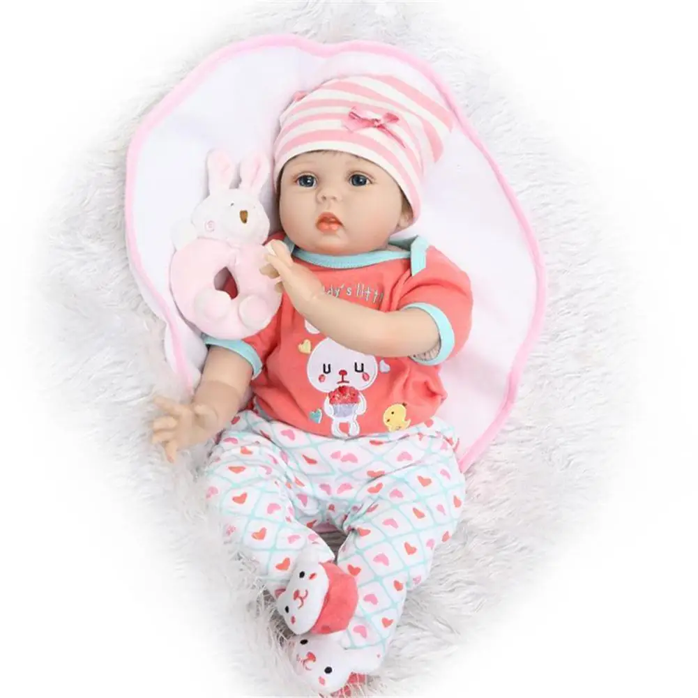 NPK Newest 55cm Silicone Reborn Realista Fashion Baby Dolls For Princess Children Birthday Gift Bebes Cloth Body Reborn Dolls
NPK Newest 55cm Silicone Reborn Realista Fashion Baby Dolls For Princess Children Birthday Gift Bebes Cloth Body Reborn Dolls