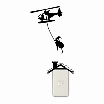 KG-190 Merry Christmas Mouse Copter Mice Santa Claus Light Switch Sticker Funny Cartoon Home Wallpaper
KG-190 Merry Christmas Mouse Copter Mice Santa Claus Light Switch Sticker Funny Cartoon Home Wallpaper