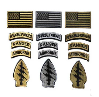 3D 3Colors 5PCS/Set SPECIAL FORCES RANGER AIRBORNE Military Tactical Embroidered Patch Badge Embroidery Patch
3D 3Colors 5PCS/Set SPECIAL FORCES RANGER AIRBORNE Military Tactical Embroidered Patch Badge Embroidery Patch