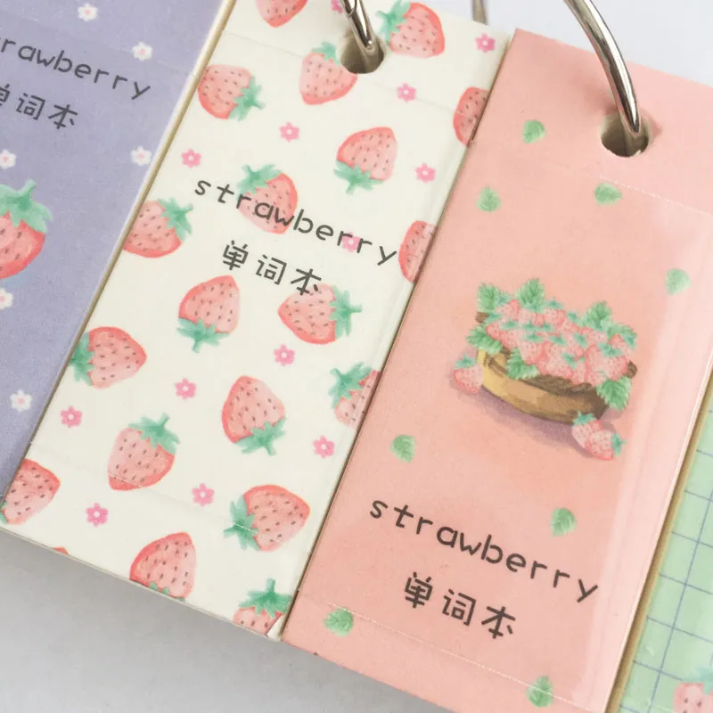 110 Sheets Sweet Strawberry Mini Vocabulary Notebook School Office Supply Student Stationery Plan Writing Paper
110 Sheets Sweet Strawberry Mini Vocabulary Notebook School Office Supply Student Stationery Plan Writing Paper