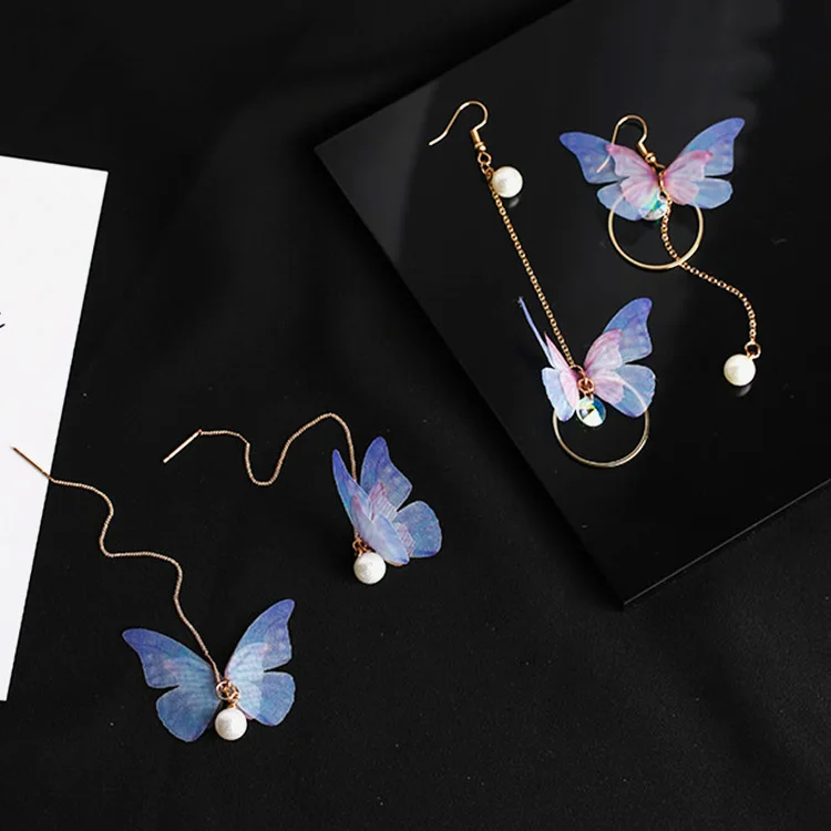 2018 Trendy Temperament Yarn Butterfly Dangle Earrings Long Ear Line Simulated Pearl Rhinestone Pendientes Fashion Earrings
2018 Trendy Temperament Yarn Butterfly Dangle Earrings Long Ear Line Simulated Pearl Rhinestone Pendientes Fashion Earrings