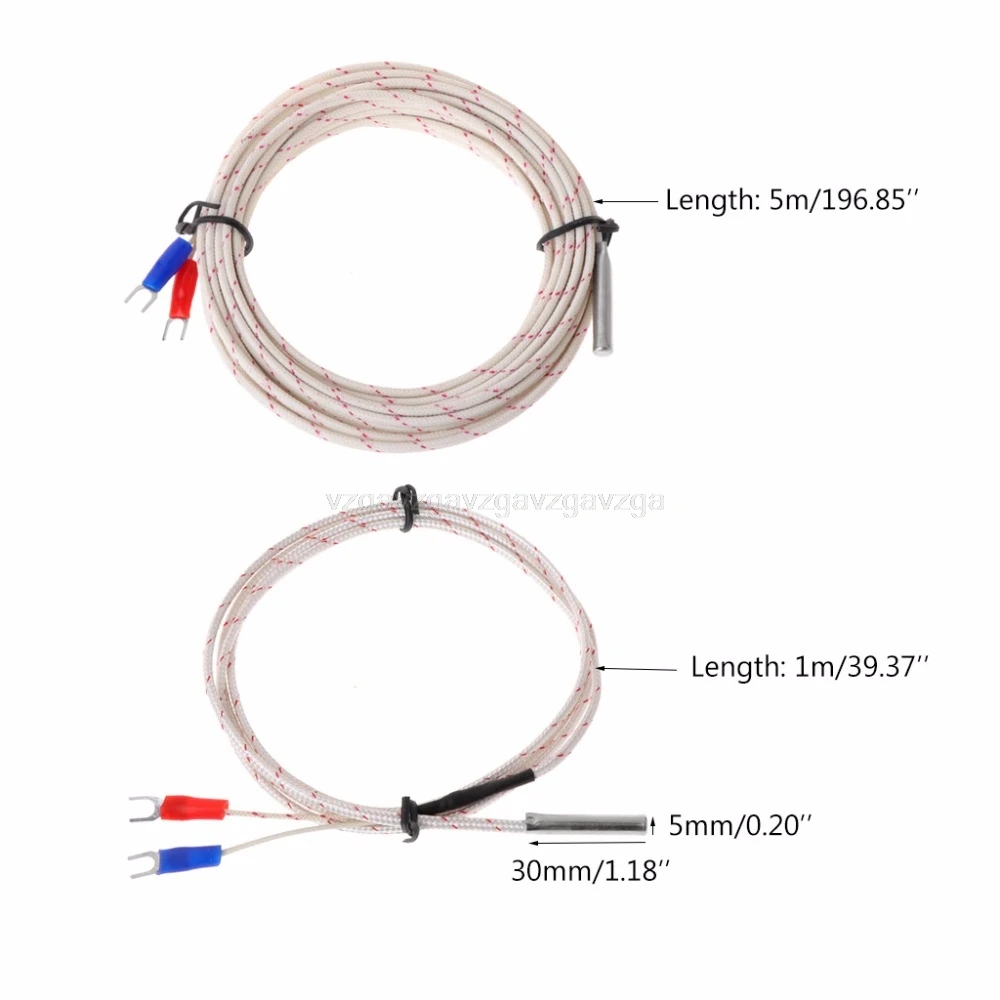 New Thermocouple Temperature Controller 0-600C K Type Wire 1M 5M PT100 D11 dropship
New Thermocouple Temperature Controller 0-600C K Type Wire 1M 5M PT100 D11 dropship