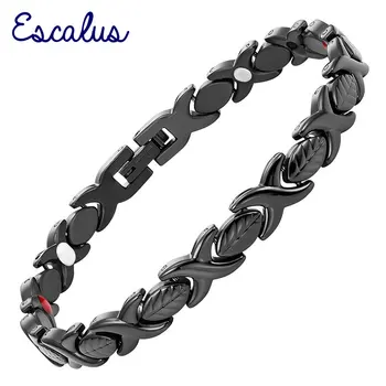 Escalus Ladies 4in1 Bracelet Magnet Negative Ions Germanium Far Infra Red Stainless Steel Leave Bangle Wristband Charm
Escalus Ladies 4in1 Bracelet Magnet Negative Ions Germanium Far Infra Red Stainless Steel Leave Bangle Wristband Charm