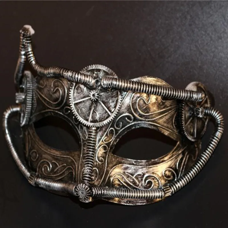 Halloween Venetian Mask Masquerade Princess Men Half face Retro Machine Mask Appreciation Performance Props
Halloween Venetian Mask Masquerade Princess Men Half face Retro Machine Mask Appreciation Performance Props