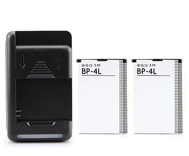 2Pcs 1500mAh Battery + USB Charger For Nokia E52 E55 E63 E71 E72 E73 N810 N97 E90 E95 6790 6760 6650 BP-4L Battery
2Pcs 1500mAh Battery + USB Charger For Nokia E52 E55 E63 E71 E72 E73 N810 N97 E90 E95 6790 6760 6650 BP-4L Battery