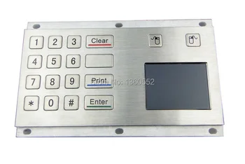 16 metal key button panel mount industrial large key numberic IP65 keypad with touchpad and mouse button, left and right click
16 metal key button panel mount industrial large key numberic IP65 keypad with touchpad and mouse button, left and right click