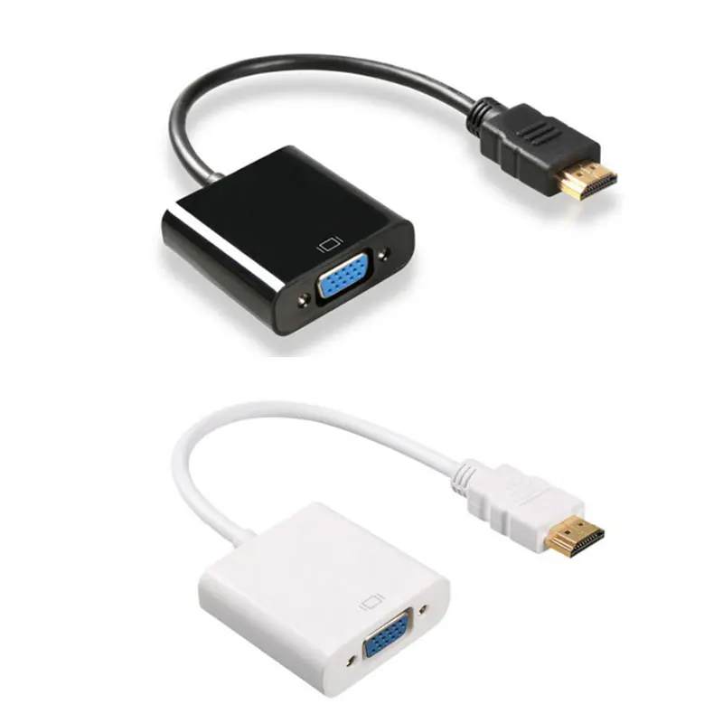 High Quality HDMI to VGA Adapter Male To Famale Converter Adapter 1080P Digital to Analog Video Audio For PC Laptop Tablet
High Quality HDMI to VGA Adapter Male To Famale Converter Adapter 1080P Digital to Analog Video Audio For PC Laptop Tablet