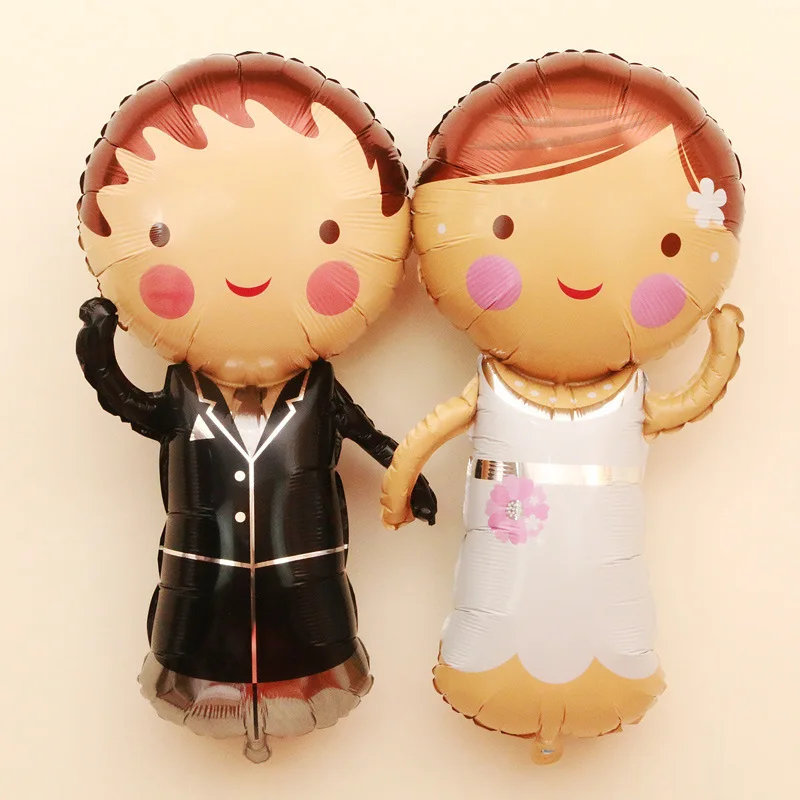 1pair Big Size Decoration Mariage 34inch Helium Foil Balloons Bride and Groom Dress Balloon Wedding Decoration
1pair Big Size Decoration Mariage 34inch Helium Foil Balloons Bride and Groom Dress Balloon Wedding Decoration