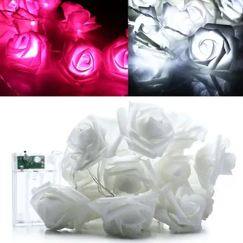 20 LED Rose LED Strip Light Flower Fairy String Light Wedding Party Christmas Decoration Charming Lights Nightlight
20 LED Rose LED Strip Light Flower Fairy String Light Wedding Party Christmas Decoration Charming Lights Nightlight