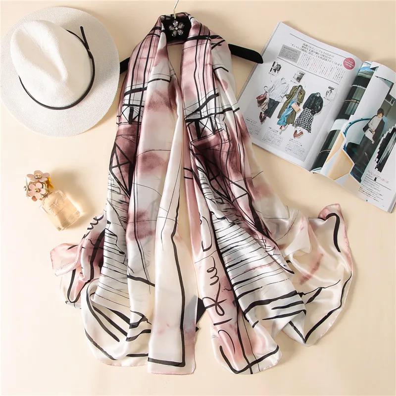 2019 luxury brand spring women scarf fashion soft print silk scarves shawls pashmina summer bandana female beach stole 180*90cm
2019 luxury brand spring women scarf fashion soft print silk scarves shawls pashmina summer bandana female beach stole 180*90cm