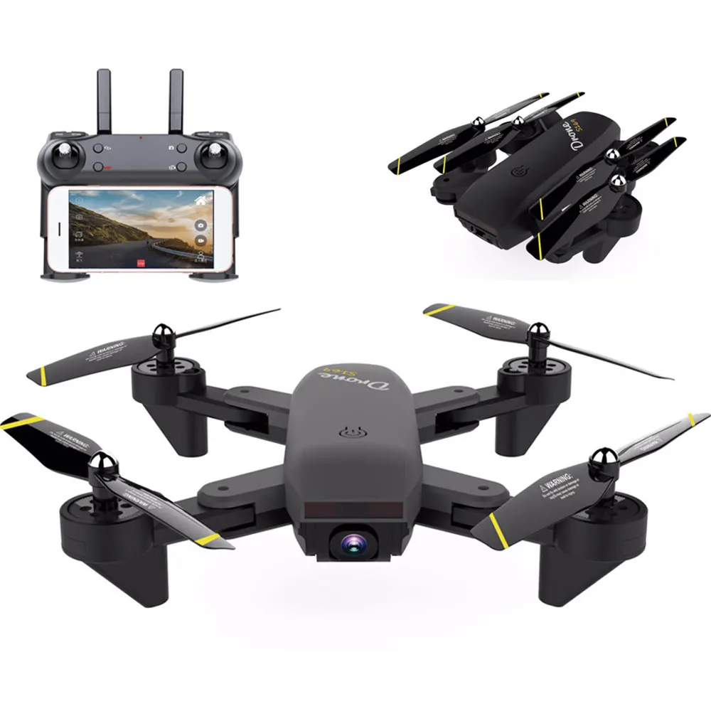 

New 2019 S169 RC Drone Double 2K HD Camera Headless Mode 2.4GHz 4 CH 6 Axis Gyro RTF RC Helicopter Quadcopter Flying Toys