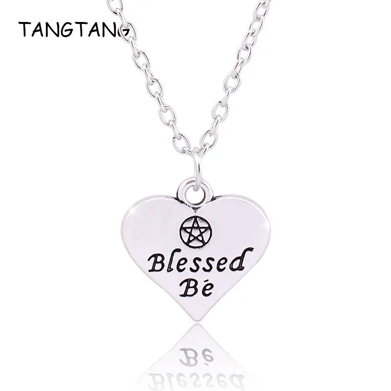 Mother's Day Pendant Gift Fashion Heart Shape Letter Blessed Be Pendant Necklace High Quality Mom Birthday Jewelry Collar Bijoux
Mother's Day Pendant Gift Fashion Heart Shape Letter Blessed Be Pendant Necklace High Quality Mom Birthday Jewelry Collar Bijoux