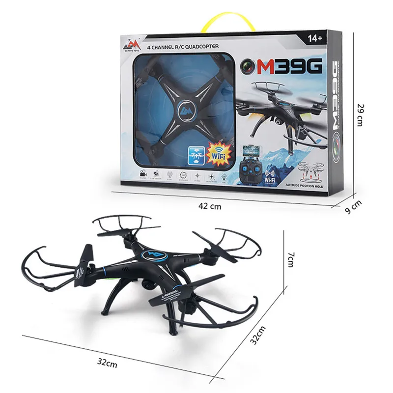High Quqlity Helicopter M39GW 2.4G 6-axis 4CH HD Camera WiFi FPV Gyro RC Quadcopter Altitude Hold Birthday Gift For Kid Toys45
High Quqlity Helicopter M39GW 2.4G 6-axis 4CH HD Camera WiFi FPV Gyro RC Quadcopter Altitude Hold Birthday Gift For Kid Toys45