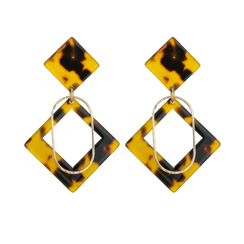 Acrylic Earrings Bohemian 2019 Women Square Drop Acetate Earring Jewelry Big Statement Fashion Gifts for Long luxury trendy
Acrylic Earrings Bohemian 2019 Women Square Drop Acetate Earring Jewelry Big Statement Fashion Gifts for Long luxury trendy