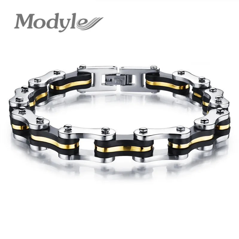 Modyle Fashion Stainless Steel Silicone Bracelets Biker Bicycle Motorcycle Men Jewelry Accessories
Modyle Fashion Stainless Steel Silicone Bracelets Biker Bicycle Motorcycle Men Jewelry Accessories