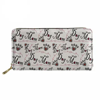 Noisydesigns Women's Wallets for Credit Card Ladies Dog Bone Paw Print Coin Pocket Long Pu Leather Purse Females purses canta 
Noisydesigns Women's Wallets for Credit Card Ladies Dog Bone Paw Print Coin Pocket Long Pu Leather Purse Females purses canta