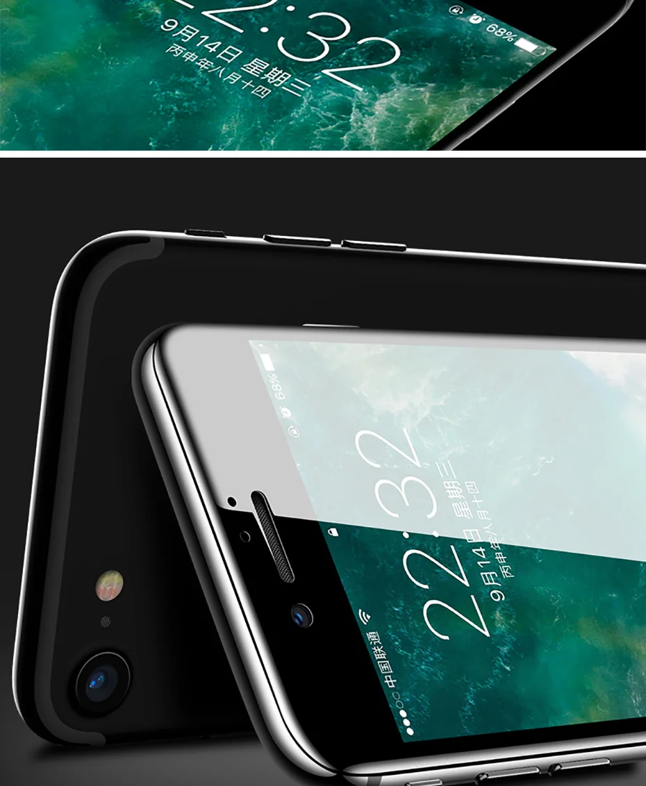 KHP 5D Full Cover Edge Tempered Glass For iPhone 6 7 8 Plus 5 X Screen Protector For iPhone 7 6S 8 5S SE X Film Tempered Glass (9)