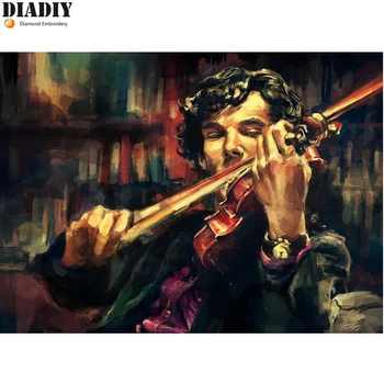 5D DIY diamond embroidery Sherlock Holmes diamond painting Cross Stitch full round Rhinestone mosaic home decoration gift
5D DIY diamond embroidery Sherlock Holmes diamond painting Cross Stitch full round Rhinestone mosaic home decoration gift