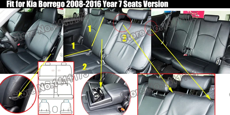 1013 leather car seat covers