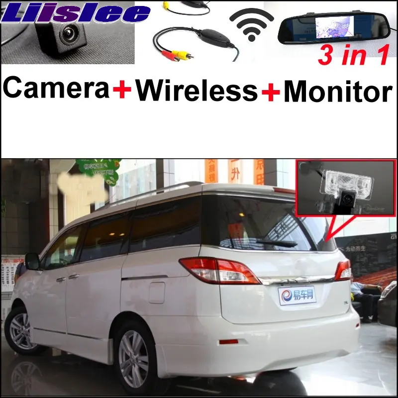 Liislee 3 in1 Special Rear View Camera + Wireless Receiver + Mirror Monitor Back Parking System For Nissan Quest RE52 2011~2015
Liislee 3 in1 Special Rear View Camera + Wireless Receiver + Mirror Monitor Back Parking System For Nissan Quest RE52 2011~2015