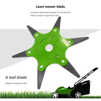 6 Teeth Brush Trimmer Metal Blades Manganese Steel Mower Grass Trimmer Head Garden Brush Cutter Blade For Lawn Mower
6 Teeth Brush Trimmer Metal Blades Manganese Steel Mower Grass Trimmer Head Garden Brush Cutter Blade For Lawn Mower