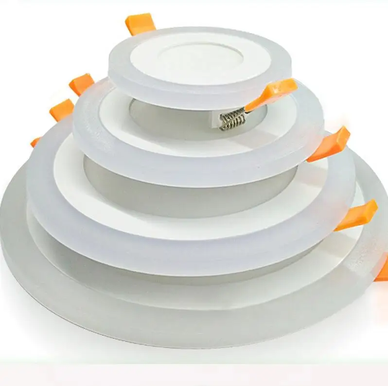1pcs LED Downlight Round 6W - 24W 3 Model LED Lamp Double Color Panel Light RGB & white Ceiling Recessed with Remote Control
1pcs LED Downlight Round 6W - 24W 3 Model LED Lamp Double Color Panel Light RGB & white Ceiling Recessed with Remote Control