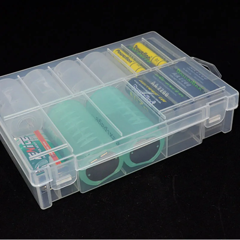 WHISM Plastic Practical AAA Battery Storage Box AA Battery Organizer Rechargeable Batteries Storage Boxes Rangement Container
WHISM Plastic Practical AAA Battery Storage Box AA Battery Organizer Rechargeable Batteries Storage Boxes Rangement Container