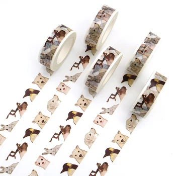 1 PCS Creative Kawaii Cartoon Animals Washi Tape Adhesive Paper Tape Office Supplies DIY Scrapbooking Decorative Sticker Tape
1 PCS Creative Kawaii Cartoon Animals Washi Tape Adhesive Paper Tape Office Supplies DIY Scrapbooking Decorative Sticker Tape