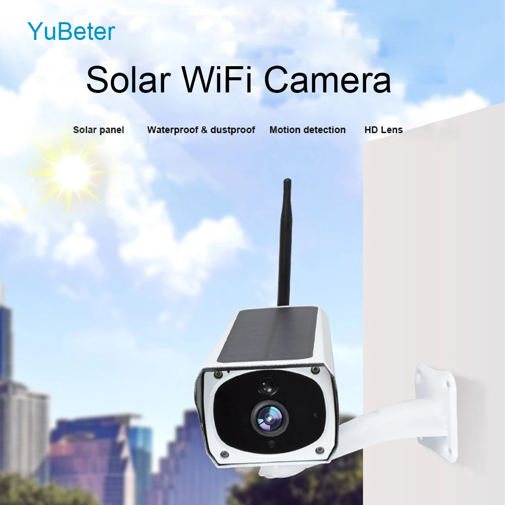 Yubeter Solar Camera Wifi Infrared Imager for Android Solar Outdoor Security Camera Wireless Webcam Road Without Battery
Yubeter Solar Camera Wifi Infrared Imager for Android Solar Outdoor Security Camera Wireless Webcam Road Without Battery