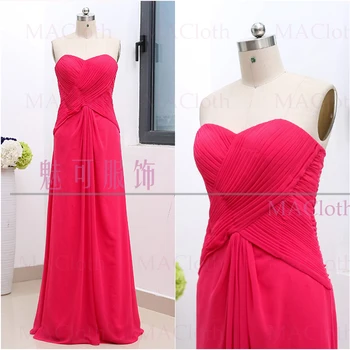 Fuchsia A-Line Strapless Floor-Length Chiffon Prom Party Formal Evening Dress M 261445
Fuchsia A-Line Strapless Floor-Length Chiffon Prom Party Formal Evening Dress M 261445
