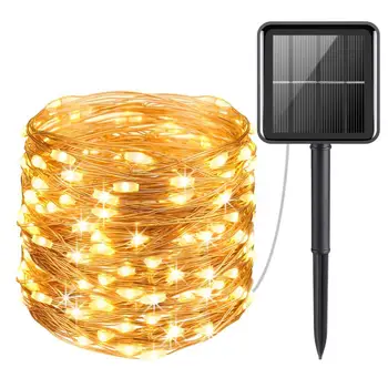 Kohree 50/100/200 Led Solar String Lights Waterproof Cooper Wire Light Lamp Christmas Holiday Lighting for Outdoor Garden Decor
Kohree 50/100/200 Led Solar String Lights Waterproof Cooper Wire Light Lamp Christmas Holiday Lighting for Outdoor Garden Decor