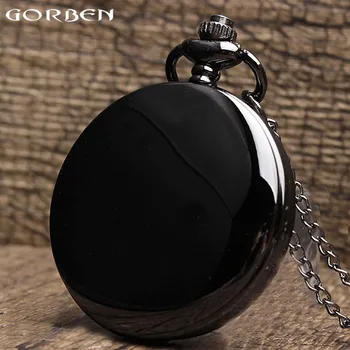 2017 New Fashion Smooth Black Case Design Pocket Watch Necklace Vintage Classic Quartz White Dial Luxury Gift For Men Women P200
2017 New Fashion Smooth Black Case Design Pocket Watch Necklace Vintage Classic Quartz White Dial Luxury Gift For Men Women P200