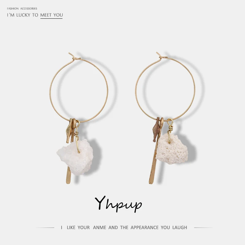 Yhpup Fashion Vintage Luxury Natural Druzy Stone Dangle Earrings Women Exquisite Earrings Bricos Bijoux oorbellen voor vrouwen
Yhpup Fashion Vintage Luxury Natural Druzy Stone Dangle Earrings Women Exquisite Earrings Bricos Bijoux oorbellen voor vrouwen