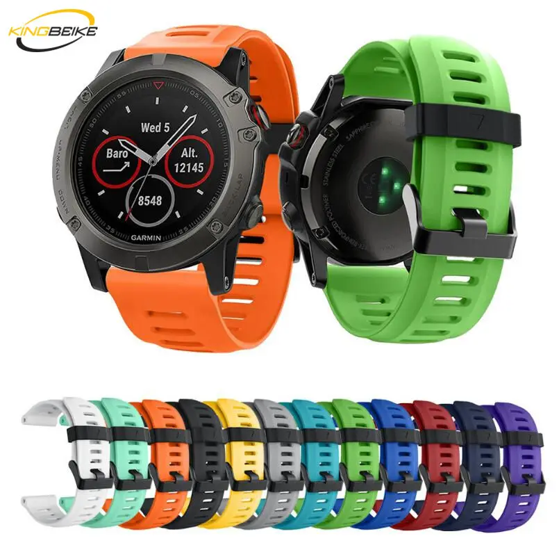 Outdoor Sport Soft Silicone Watchband Garmin Band Replace Strap For Garmin Fenix 5X/3/3HR Band 26mm Width
Outdoor Sport Soft Silicone Watchband Garmin Band Replace Strap For Garmin Fenix 5X/3/3HR Band 26mm Width