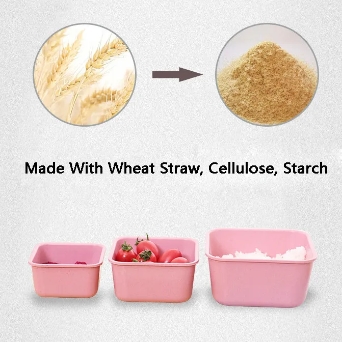 HAICAR Microwave Lunch Box Wheat Straw 3-in-1 Dinnerware Food Storage Container Picnic Food Fruit Storage Box For School Office
HAICAR Microwave Lunch Box Wheat Straw 3-in-1 Dinnerware Food Storage Container Picnic Food Fruit Storage Box For School Office