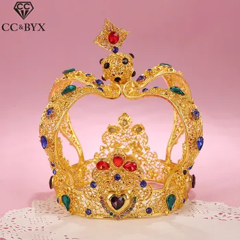 CC tiaras crowns round hairbands baroque style vintage pageant gold-color crytal wedding hair accessories for bridal jewelry s12
CC tiaras crowns round hairbands baroque style vintage pageant gold-color crytal wedding hair accessories for bridal jewelry s12